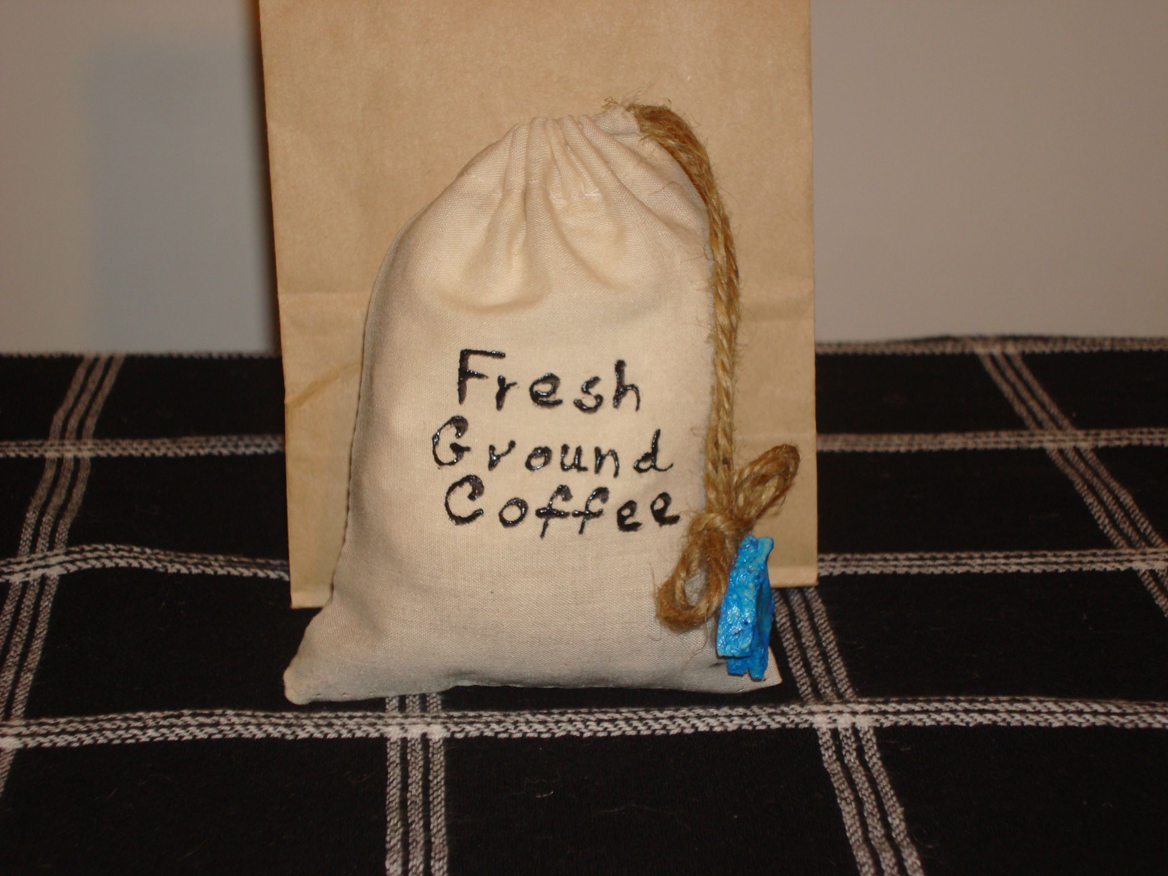 Coffee Bag Gift Embellishment