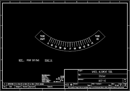 Wheel Alignment Tool -