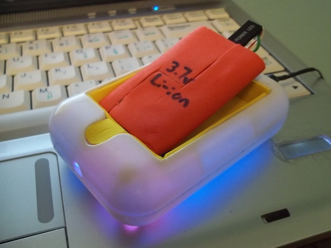 Repurposing a cell phone - the making of a rechargeable battery pack.