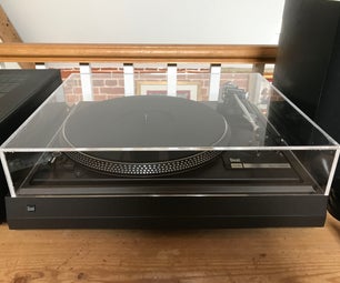 DIY Perspex Turntable Cover