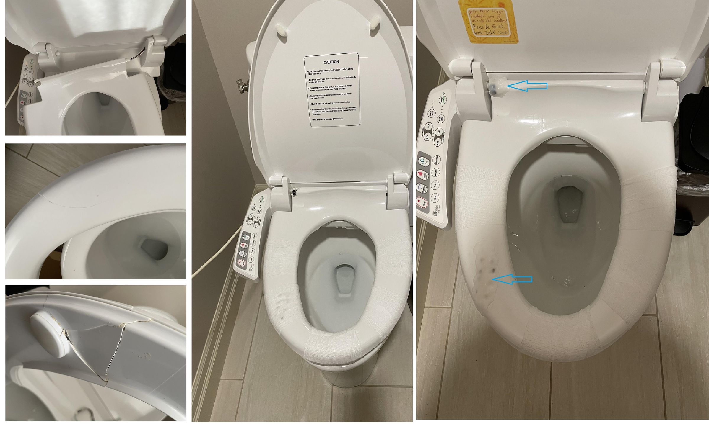 Fix a Broken Bidet Toilet Seat With Potential Design Flaw 4 Steps