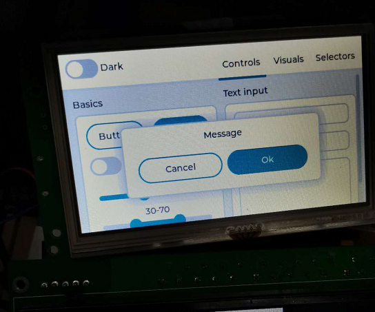 Dual-screen Display With RGB and STONE Intelligent TFT LCD Module