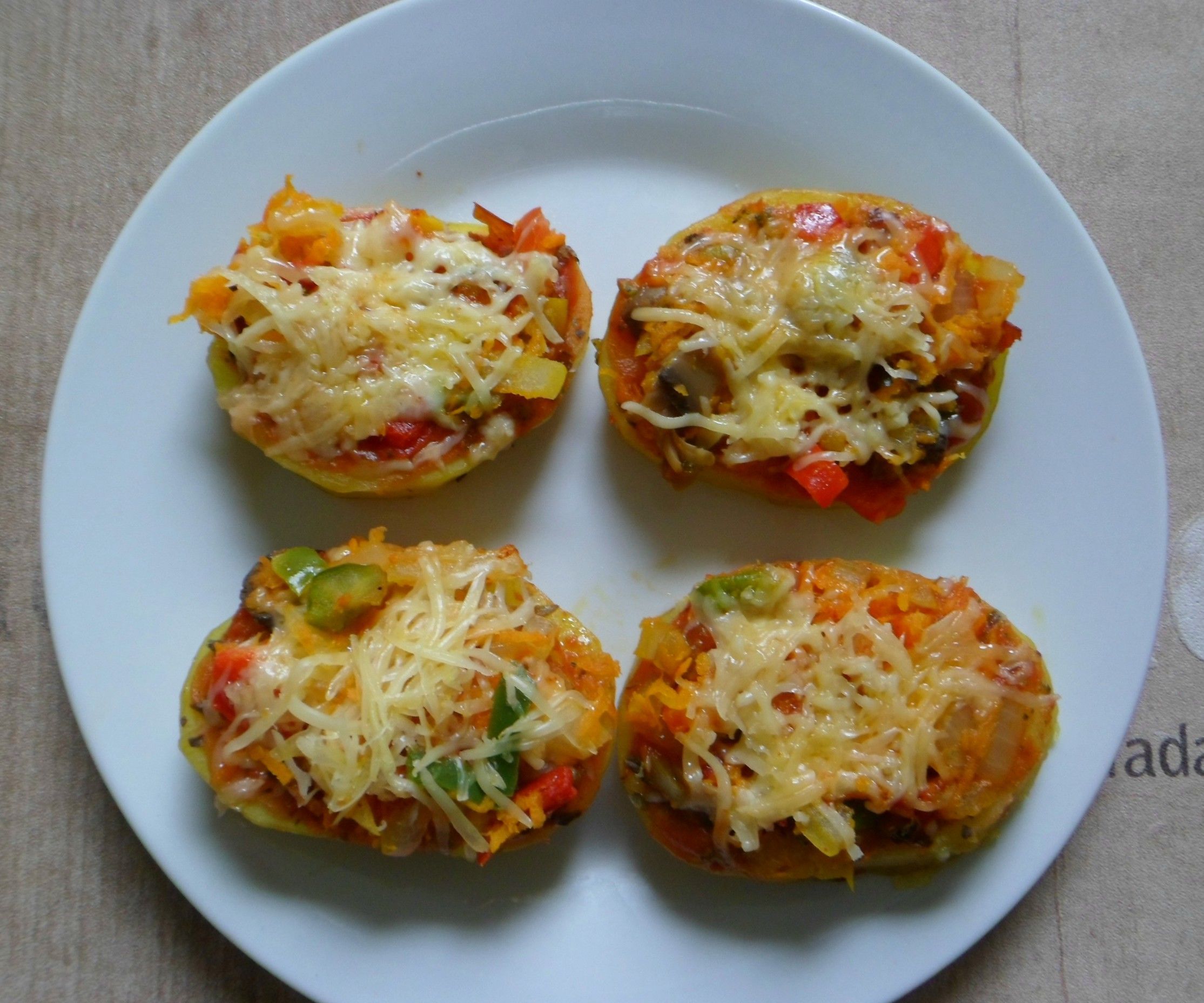 Mini Potato Pizza Bites