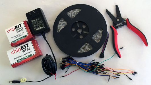 Using the ChipKIT Basic I/O Shield With Analog RGB Strip LEDs : 9 Steps ...