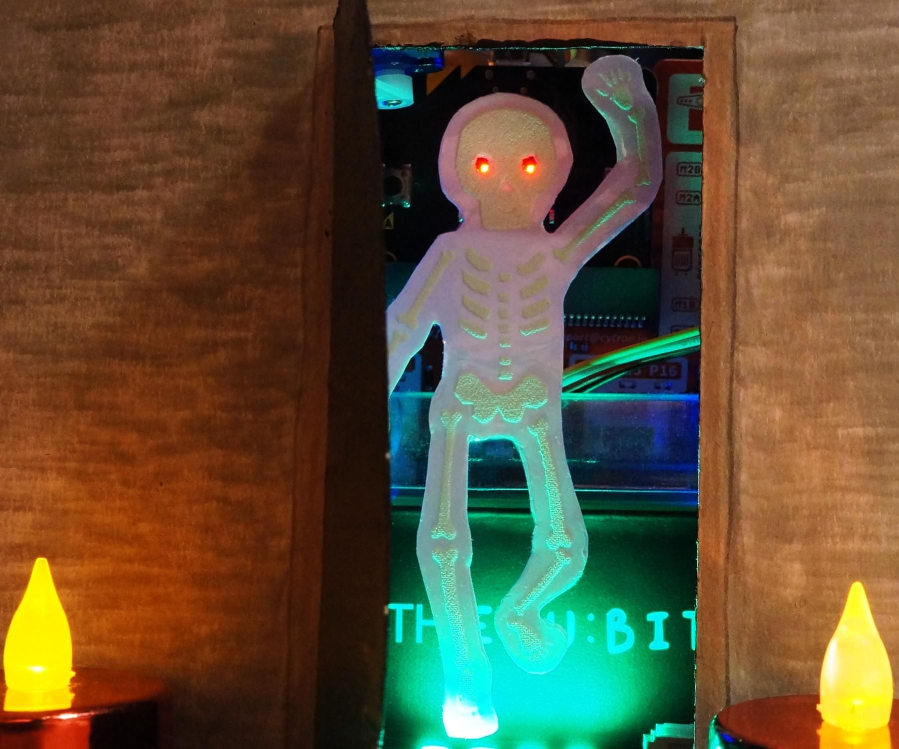 Halloween Spooky Ghost With BBC Micro:bit on Cytron EDU:BIT
