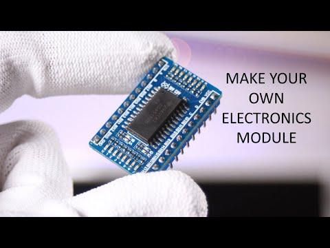 Produce Your Own Circuit Module (CD4515 Decoder)