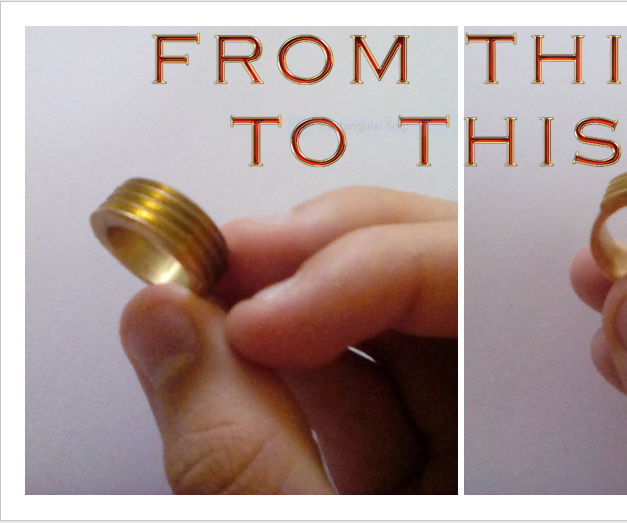 Simple 1-Hour Brass Ring