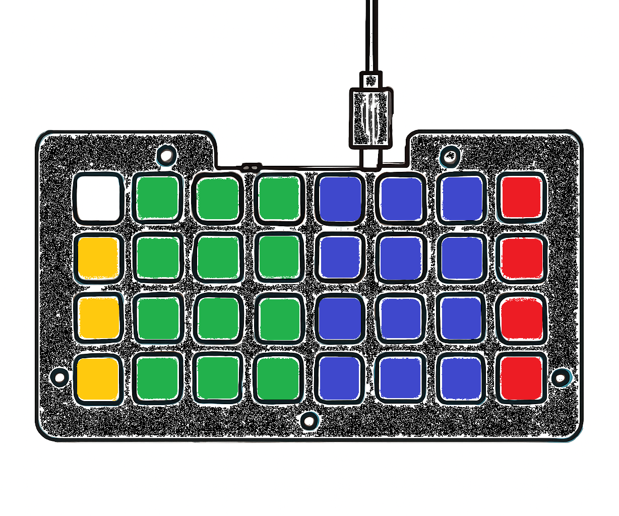 Neo-Chord = DIY MIDI Controller for Playing Chords