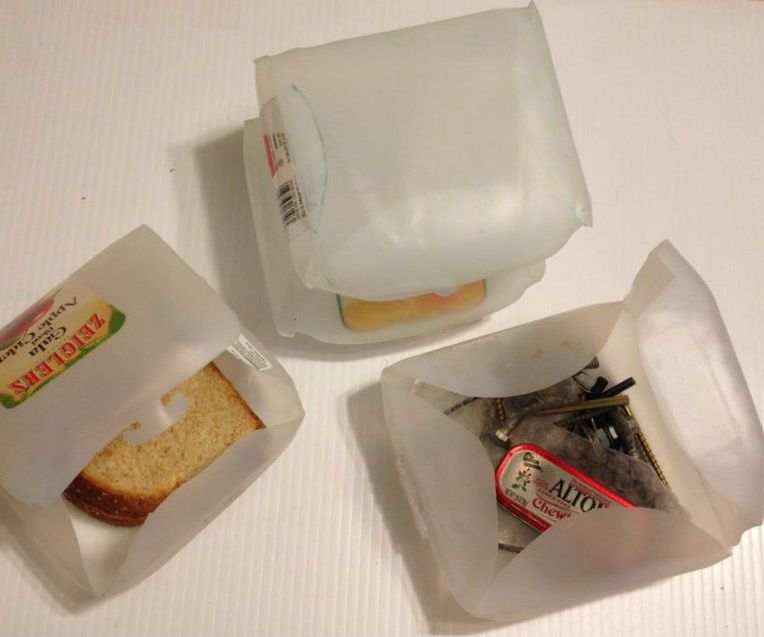 Recycled Tupperware/Storage Container From a Milk Jug
