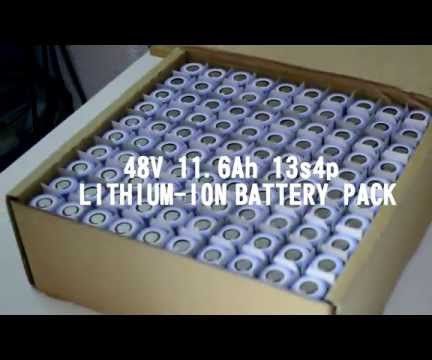 DIY 48V 11.6Ah Battery Pack