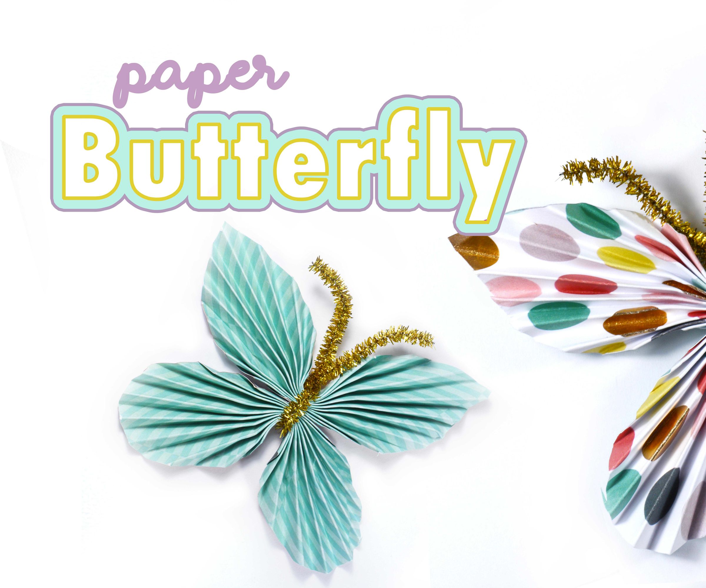 Easy Paper Butterfly