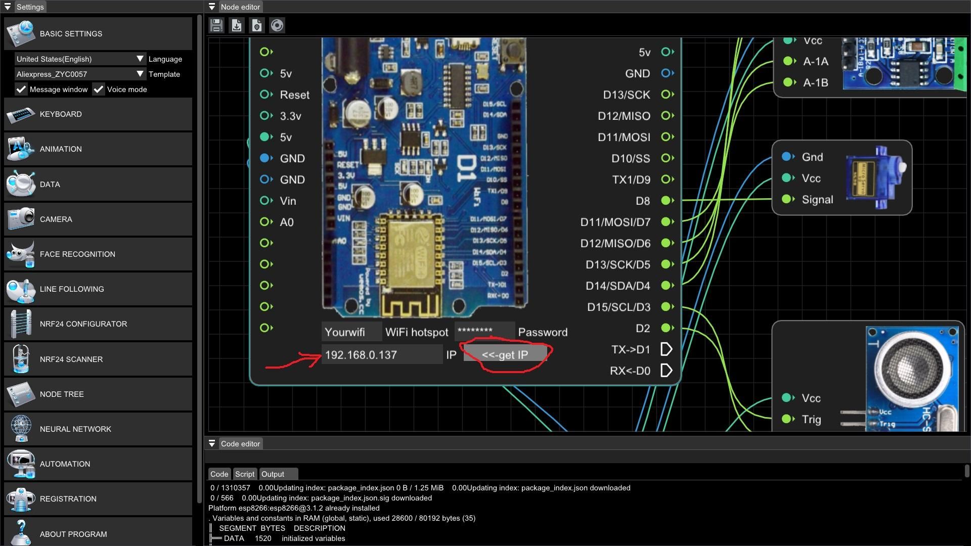How to Make a DIY Arduino Obstacle Avoiding Car & WiFi Controlled : 11 ...