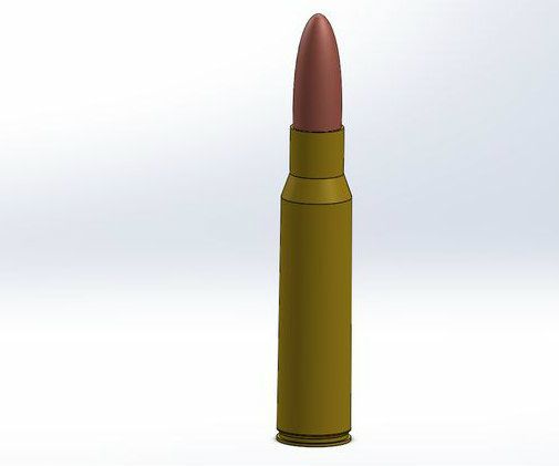 Exact Replica Winchester .308 Secret Bullet Storage