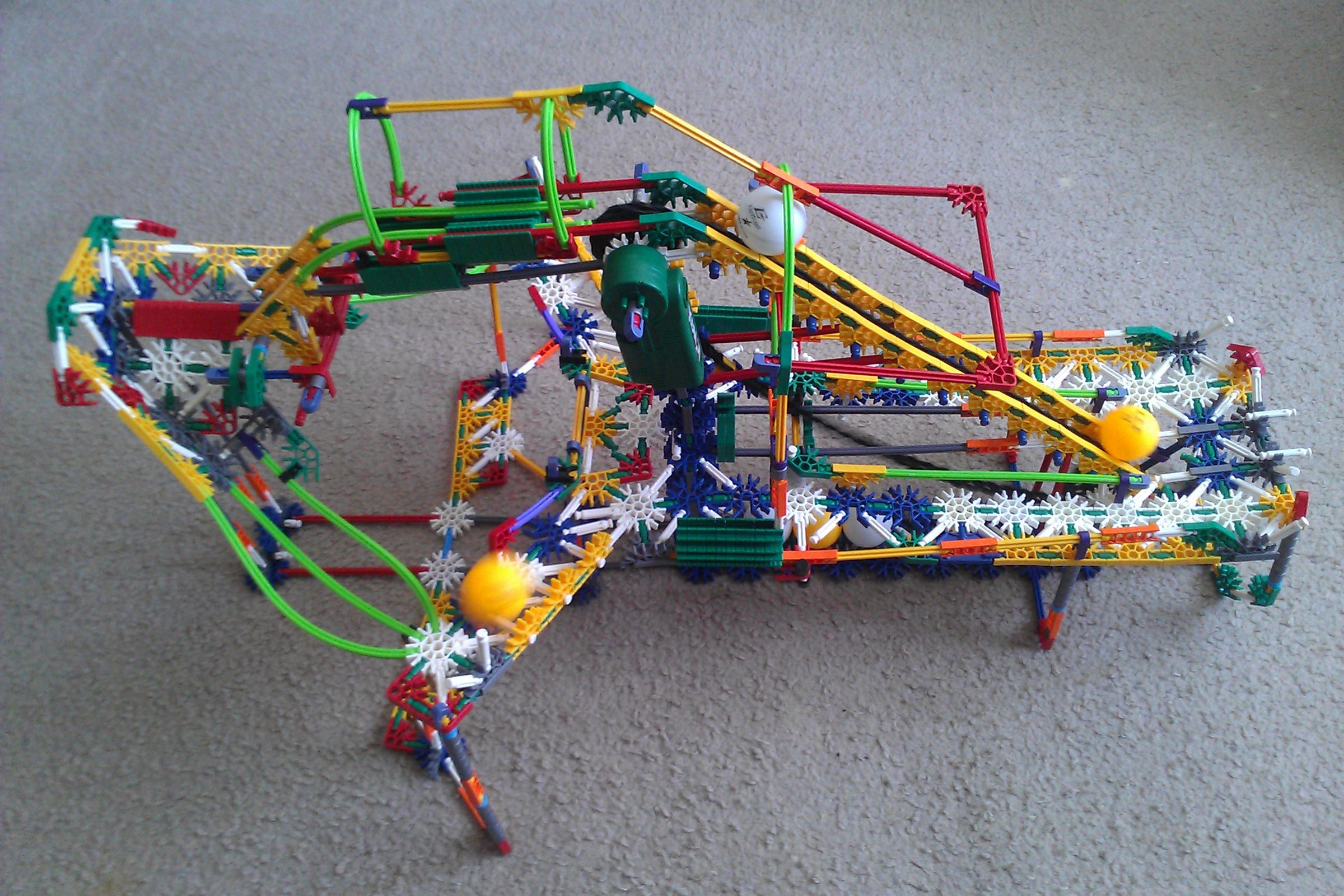 NK Sideliner K'nex Ping Pong Ball Machine