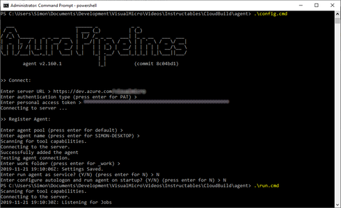 Link and Configure Build Agent
