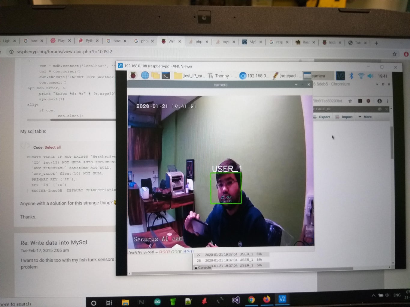 Face Detection - RPI