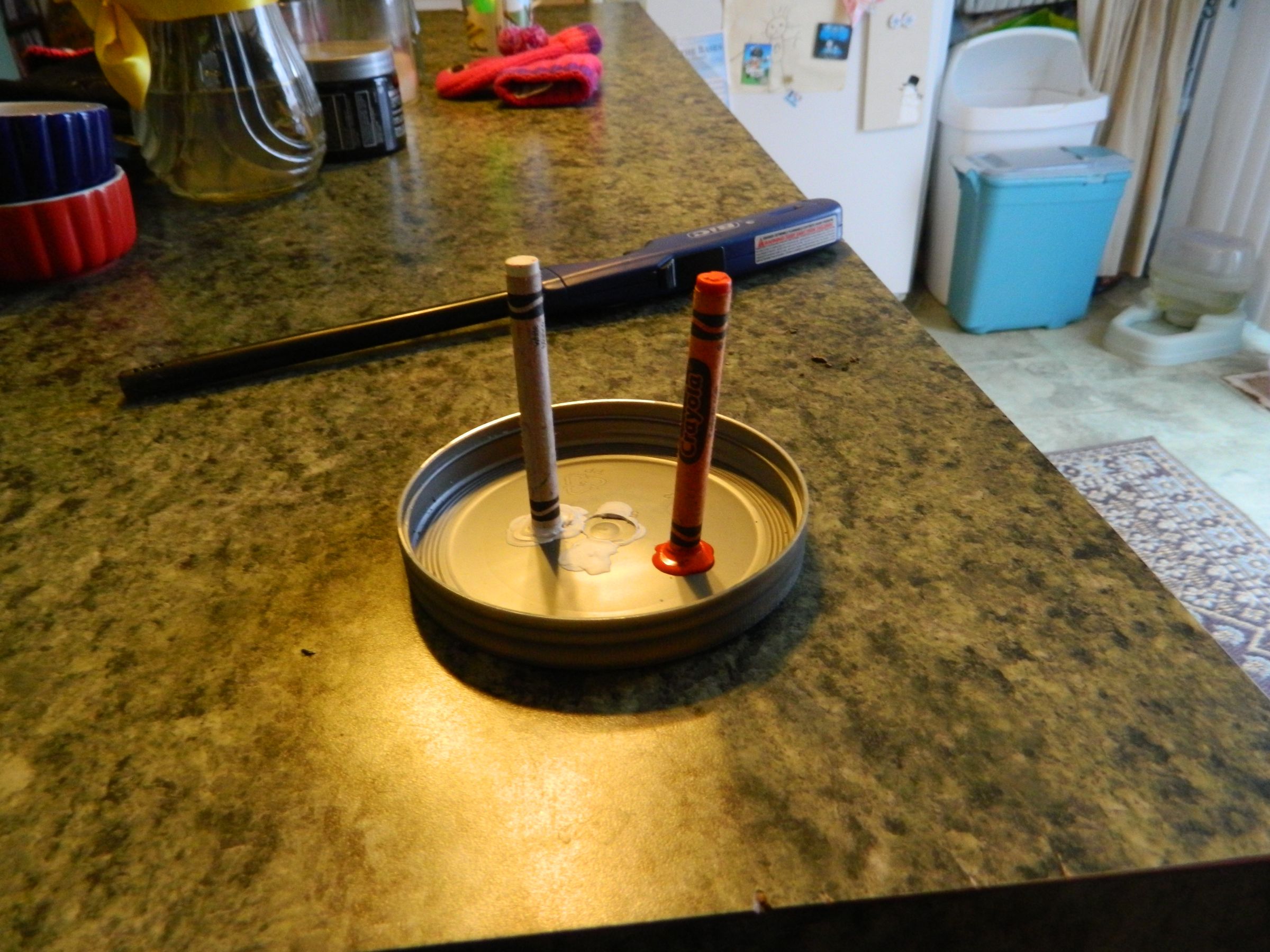 Emergency Crayon Candle Instructables