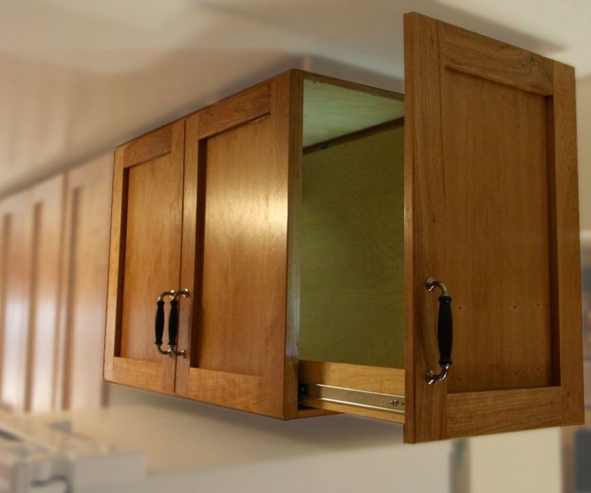 Side-Opening Above-The-Fridge Cabinet