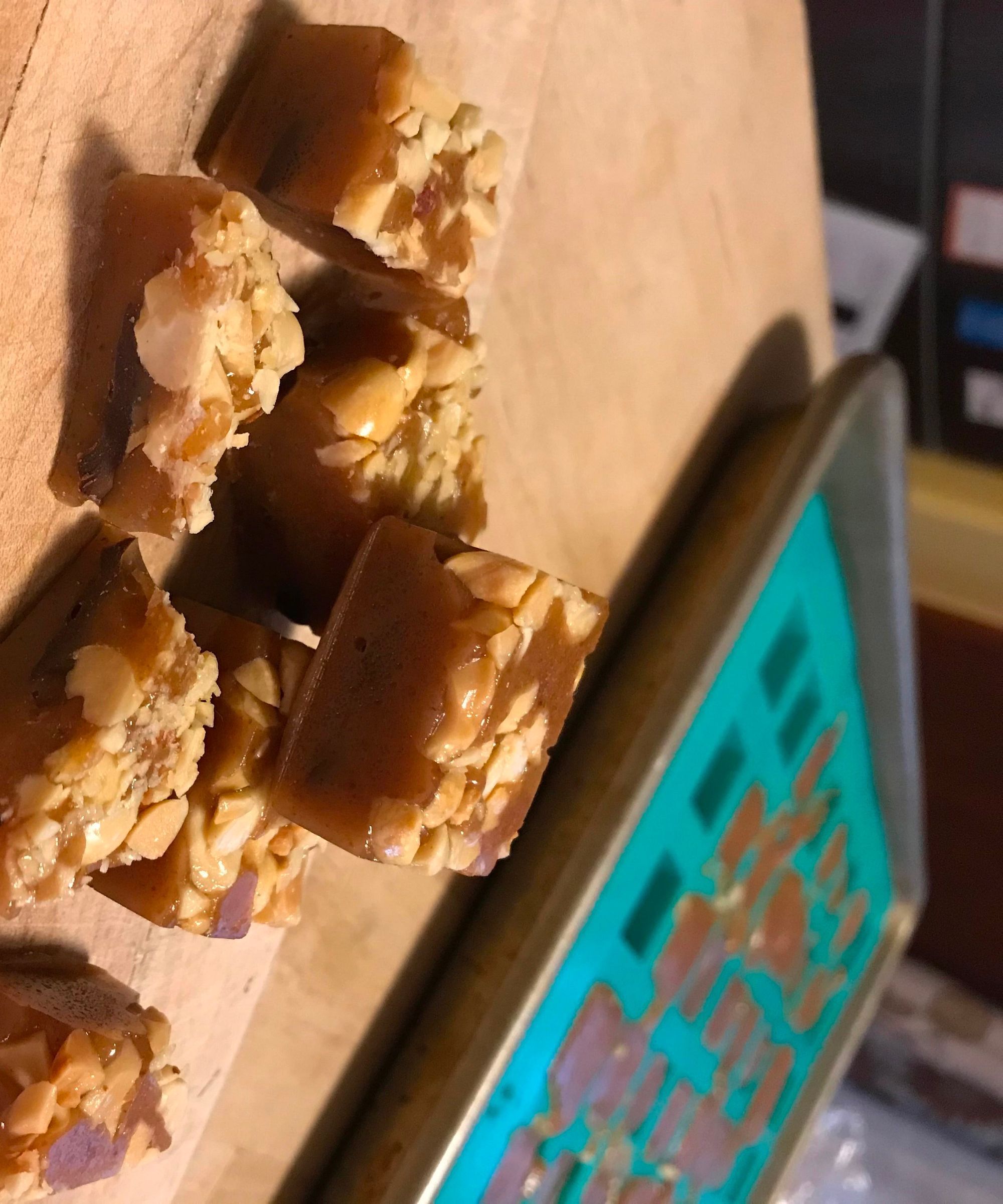 Caramels With Chocolate & Peanuts