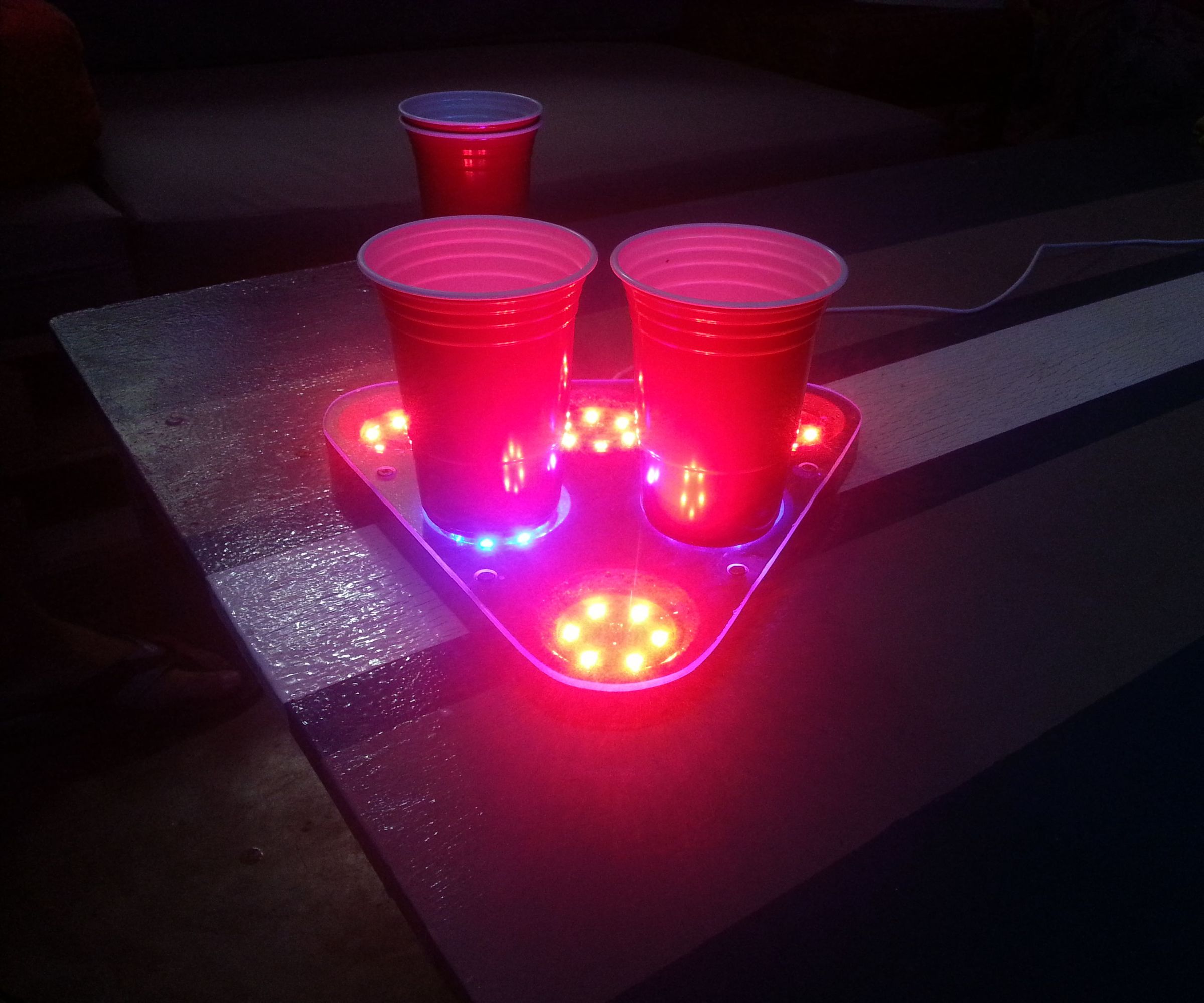 RGB Beer Pong Pods