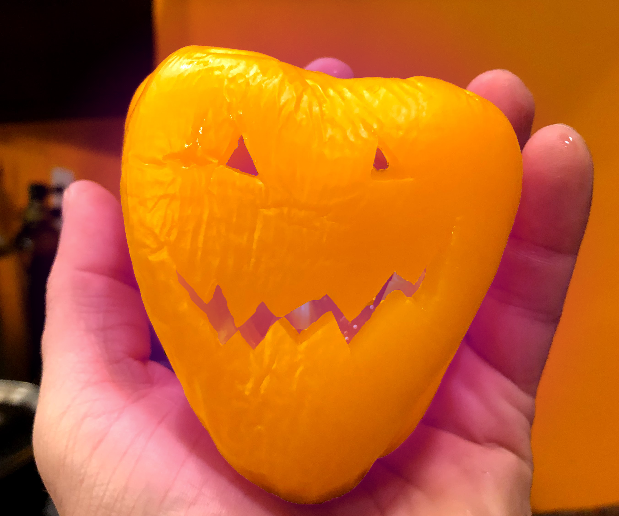Spooky Stuffed Peppers