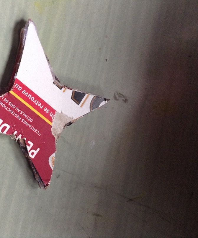  Cardboard Ninja Star