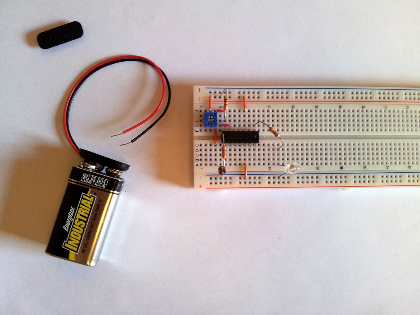 Simple Light Detector With Sensitivity Control 7 Steps with Pictures Circuit Diagram