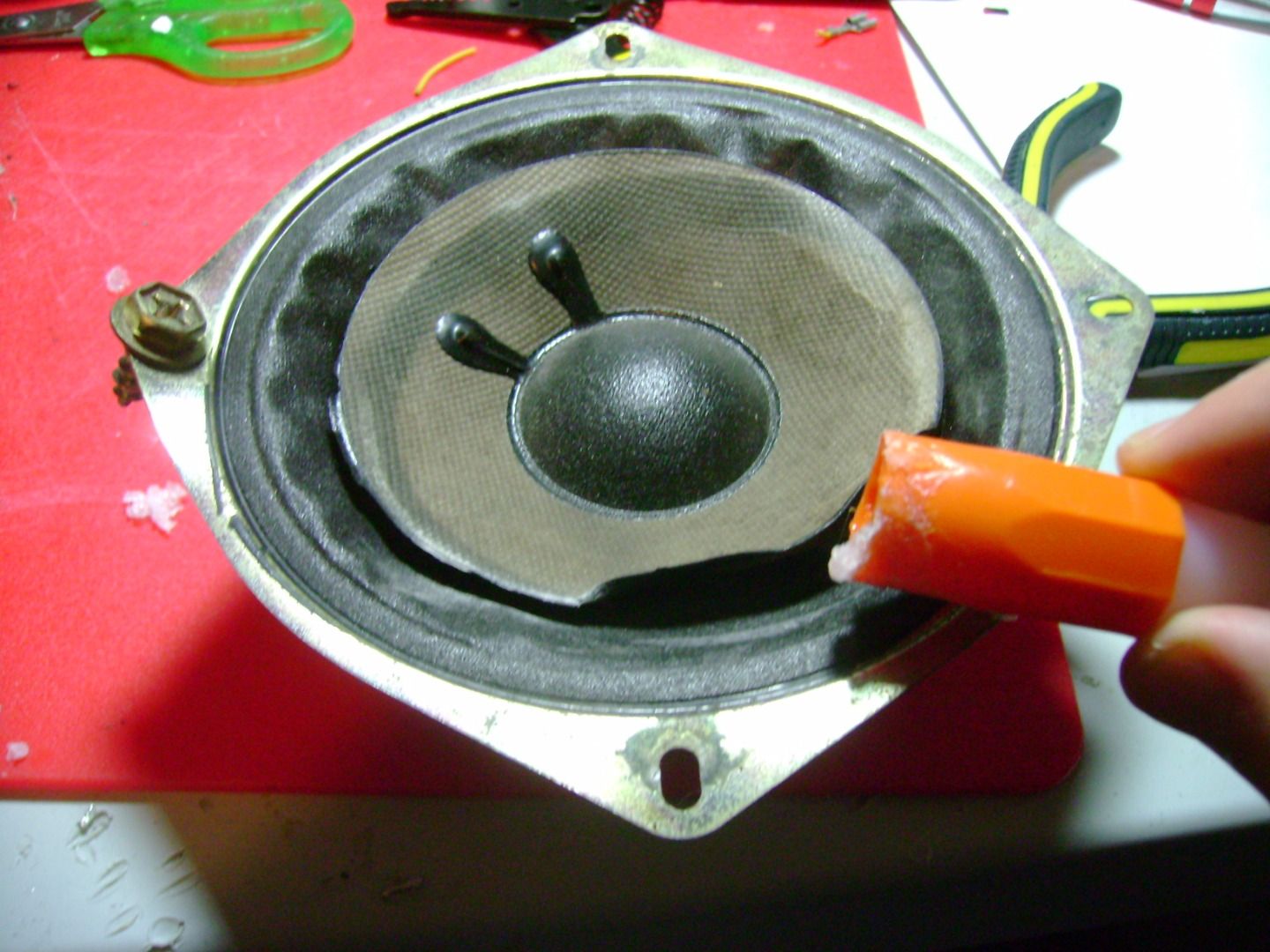 Repair Cracking Car Speaker 4 Steps Instructables