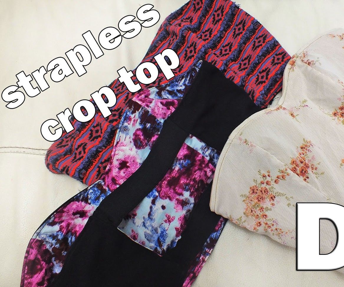 Strapless Croptop || FREE PATTERN