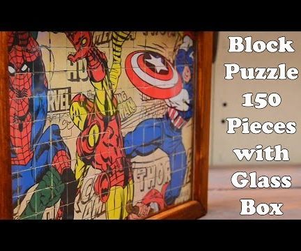 Block Puzzle 150 Pices With Glass Box