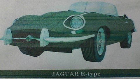 Jaguar E-Type PaperCraft