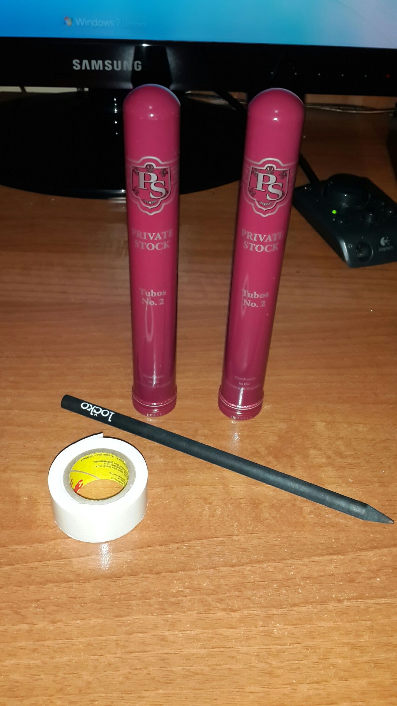 Cigar Tube Watch Holder