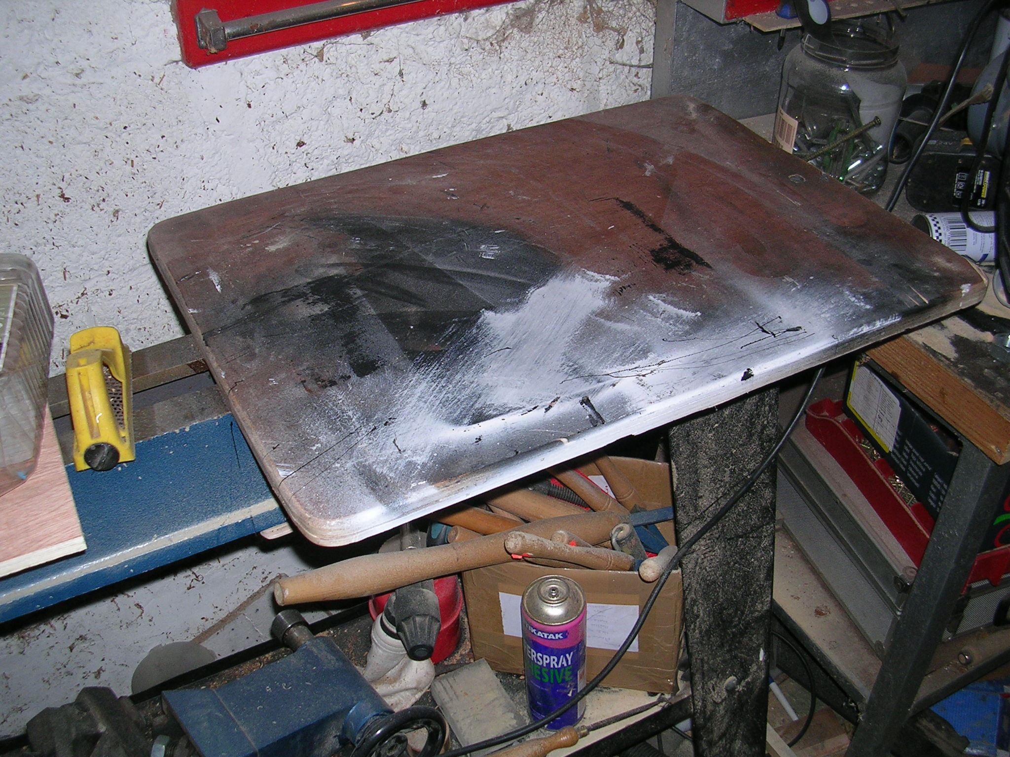 Wood Lathe Mod No. 4 - Lathe Bed Bench Attachment