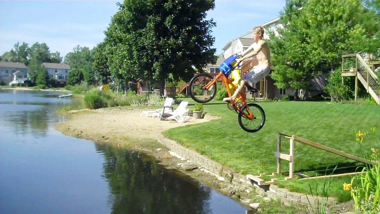 Pond-Jumping Ramp