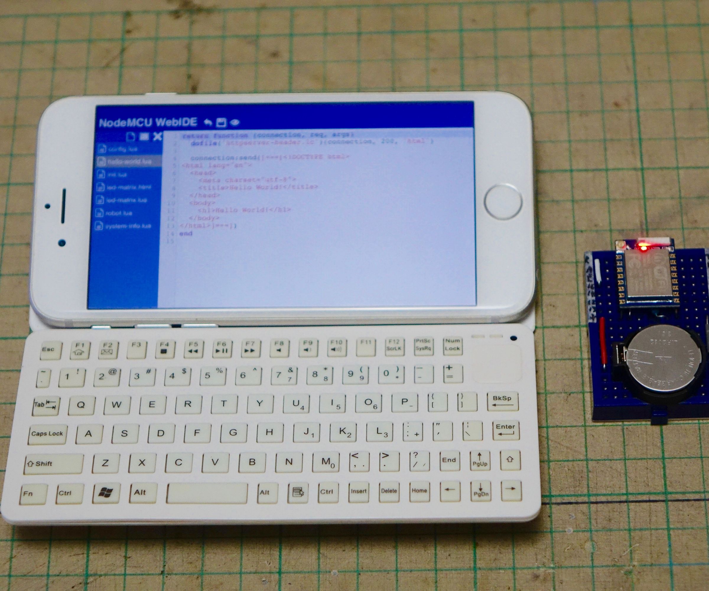NodeMCU WebIDE