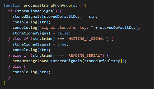 Code / Reading Messages From Arduino