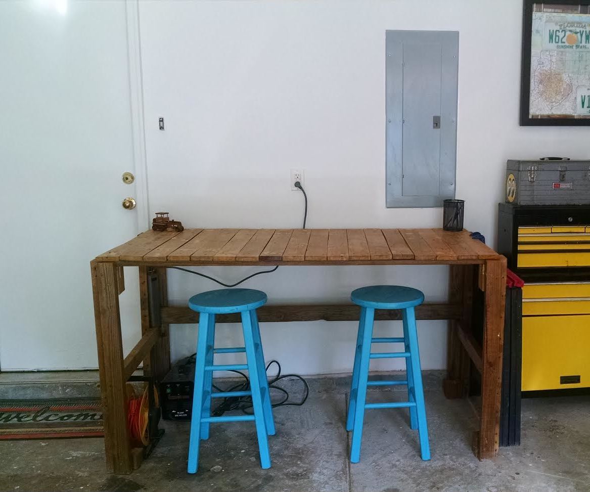 Basic Workbench: made out of reclaimed wood