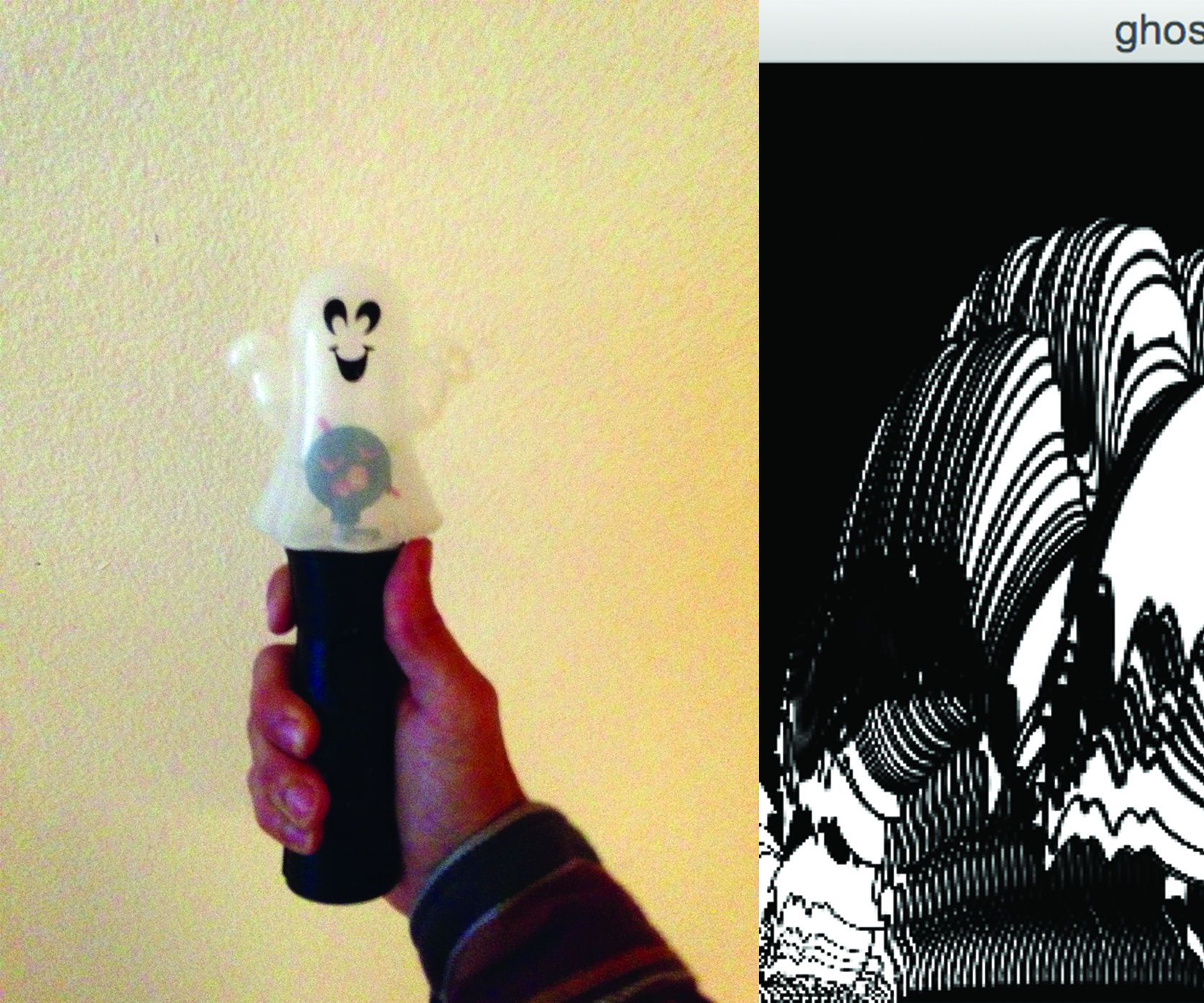 Hack a Ghost Toy and Draw a Ghost Program