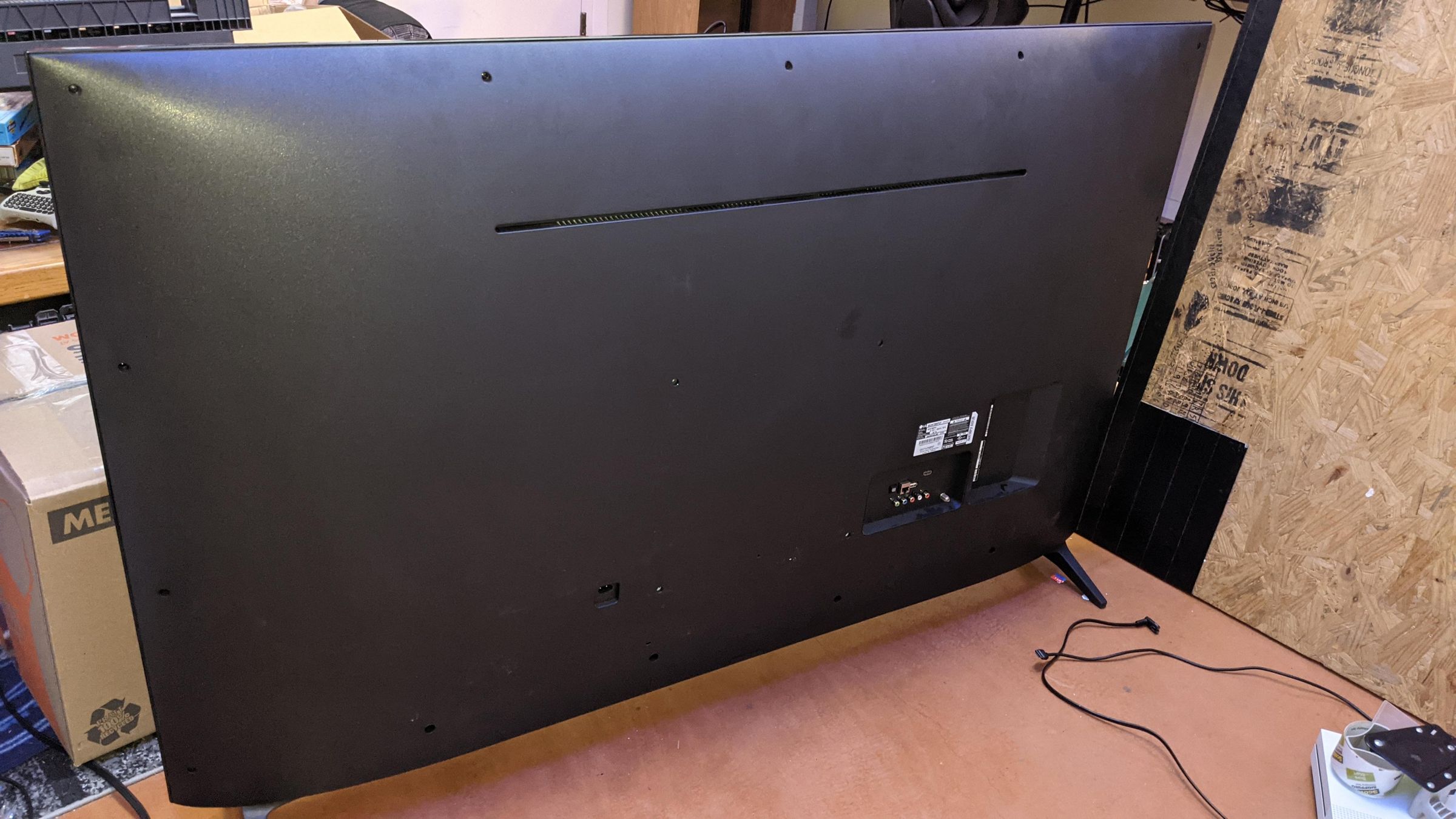 Wall Mount TV Without Holes in Wall, Perfect for Apartment 6 Steps