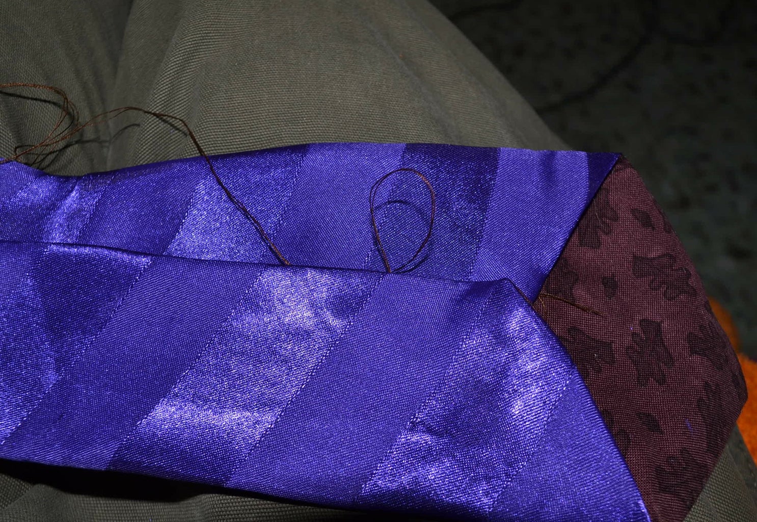 making a neck tie