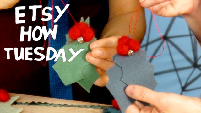 How-Tuesday: Felt Garlands With Littleloveblue