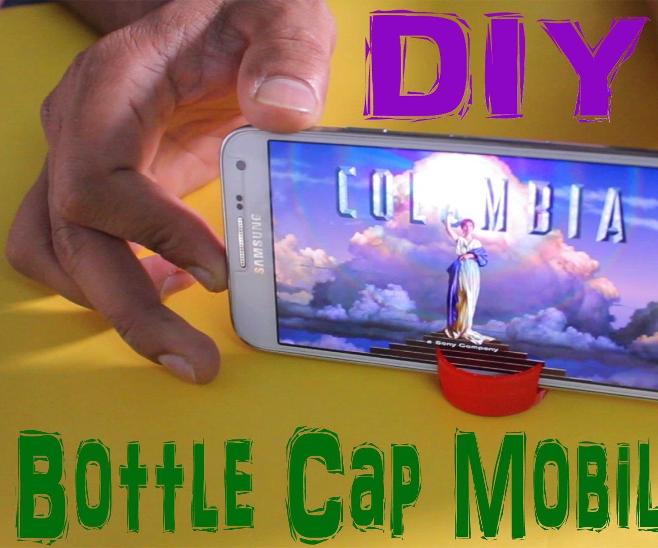 DIY Mobile Stand With Bottle Cap (Life Hack)