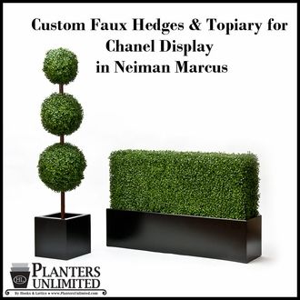 Some Artificial Boxwood for Your Flowering Plants
