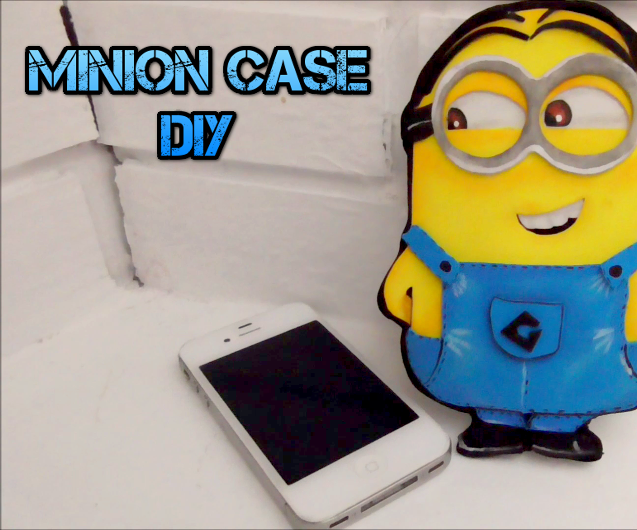 How to Make an Easy Minion Case With Eva or Foam. DIY Easy Crafts