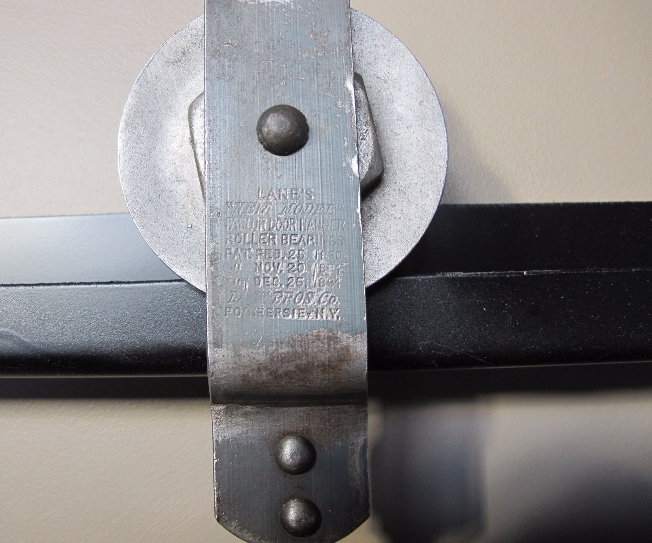 Lane Brothers Pocket Door Roller Hardware