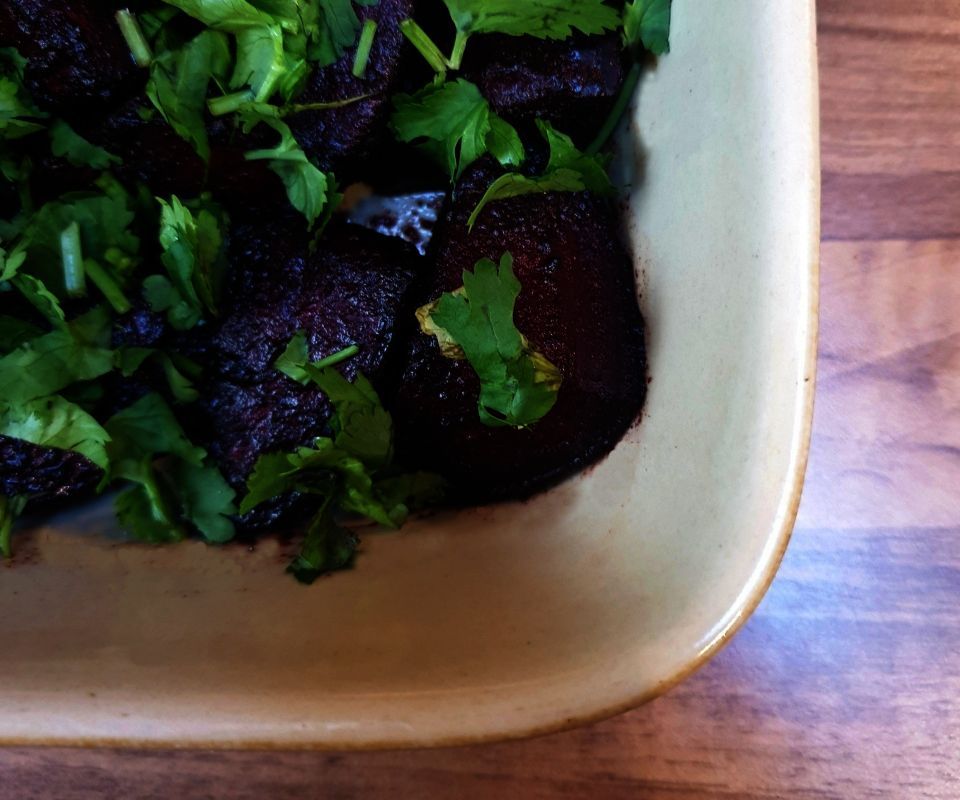 Delicious Spicy Roast Beetroot