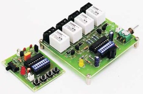 Wireless Radio Frequency Module Using PIC Microcontroller.