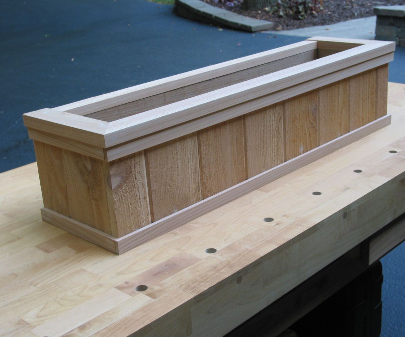 Building Cedar Trimmed Window Boxes for Your Home