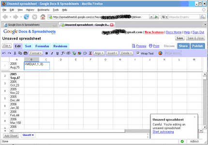 The Spreadsheet