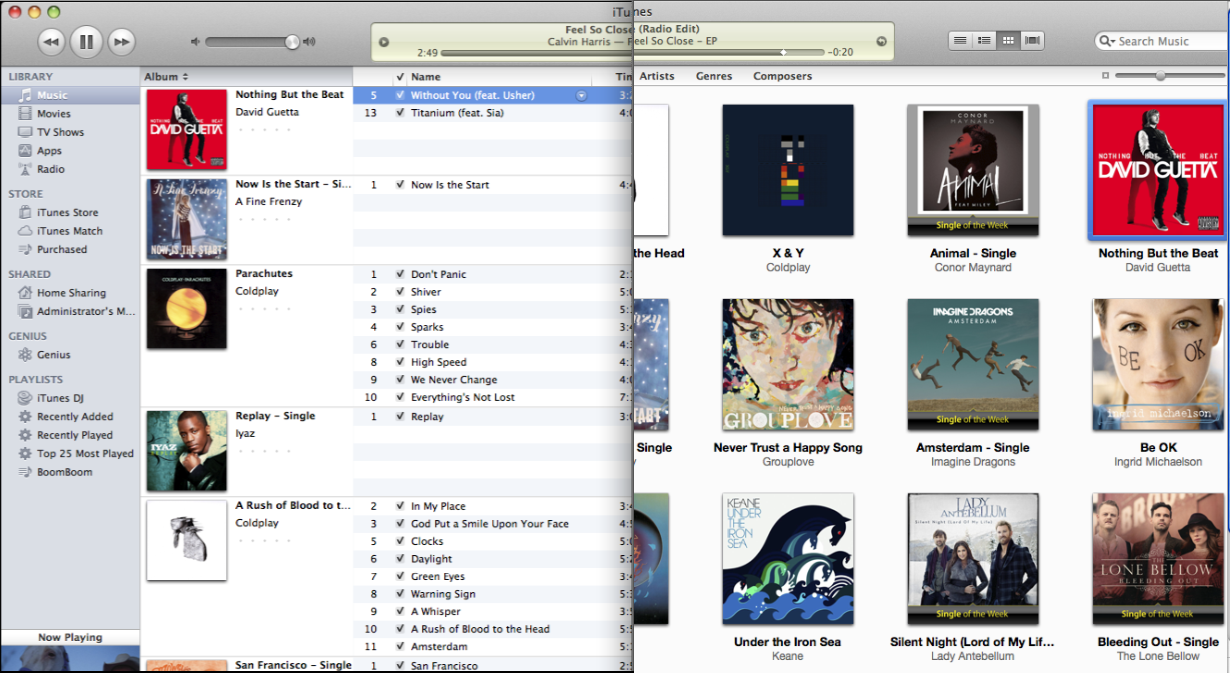 iTunes 11 in iTunes 10!